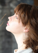 Gold＆Pearl  ボールチェーンピアス【Jolie&Micare】 　 738351