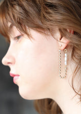 Gold＆Pearl  ボールチェーンピアス【Jolie&Micare】 　 738351